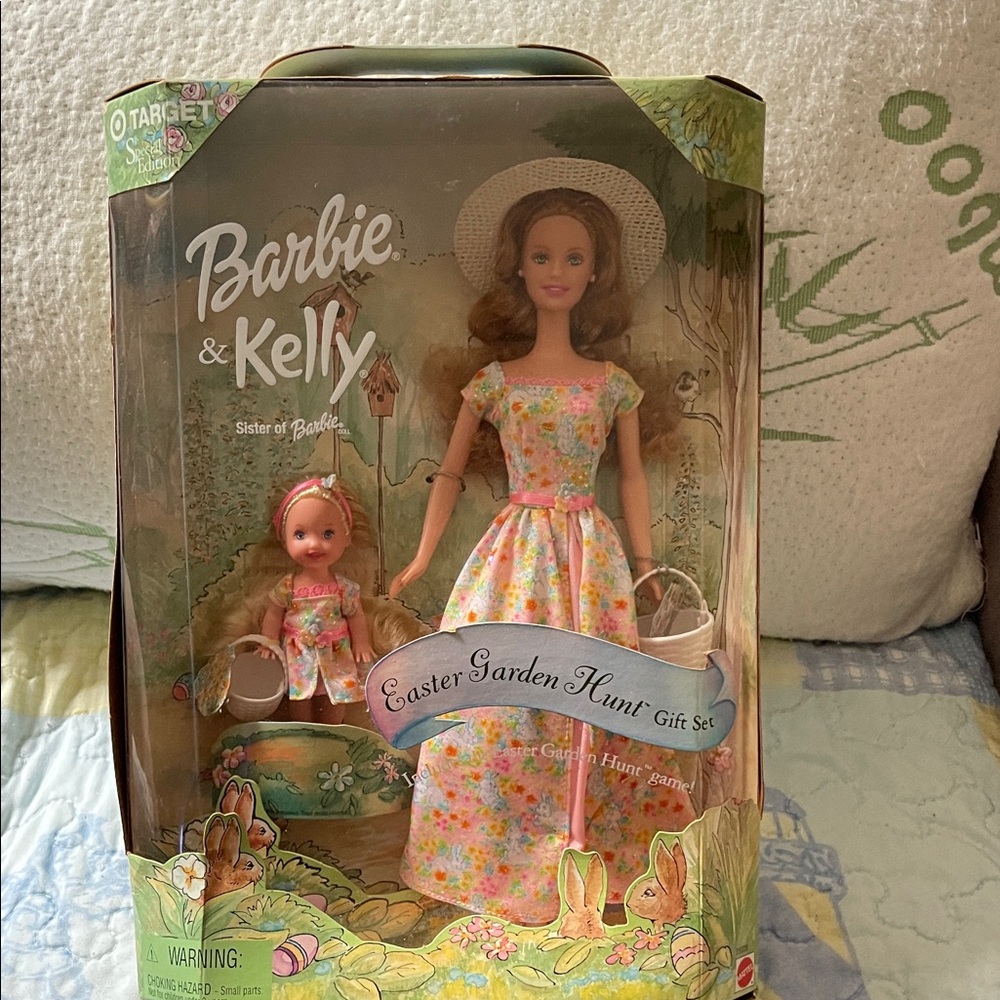 Mattel Barbie & Kelly Easter Garden Hunt Set - Floral & Pink